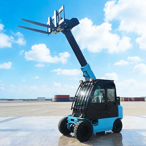 कस्टम टेलीहैंडलर टेलीस्कोपिक फोर्कलिफ्ट 10 मीटर 120 एचपी घूर्णन 5 टन डीजल विशाल टेलीहैंडलर - Product Image 2
