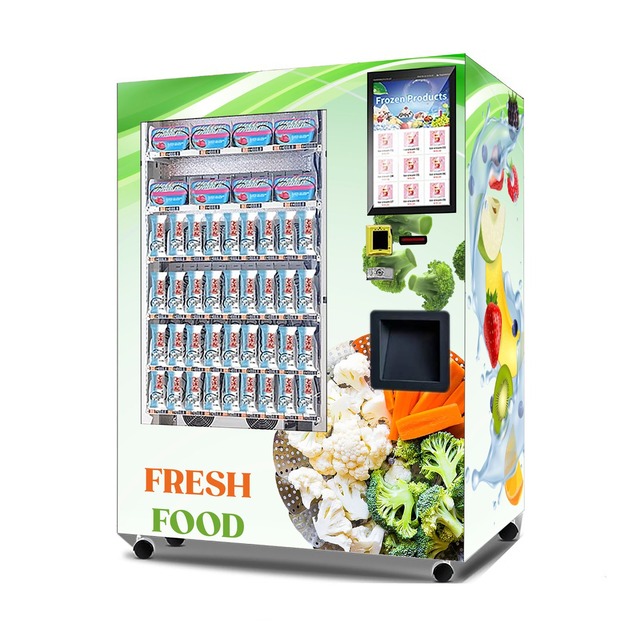 Interactive 21.5" Digital Advertising Frozen Food Vending Machine with SDK Function for Promotions