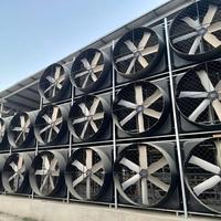 Ventilateur d'extraction haute puissance TERRUI 72 pouces 2200W, pales en alliage d'aluminium, 380V-480V, contrôle par application pour fermes laitières/avicoles