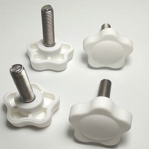 Vis à main M10 en nylon PA6, bouton à ailettes, embout Torx, boulons en plastique pour meubles - Product Image 1