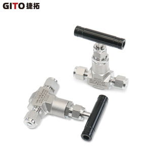 Vanne à aiguille monobloc forgée à haute température et haute pression en acier inoxydable SS316L pour circuit de gaz et d'air - Product Image 3