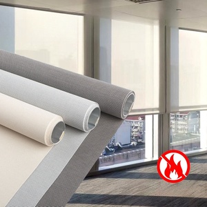 Распродажа, Солнцезащитная ткань, водонепроницаемая огнестойкая полиэфирная простая затемняемая роликовая слепая ткань - Product Image 3