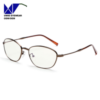 Lunettes optiques rectangulaires en métal sur mesure OEM, anti-lumière bleue, pour adultes unisexes, taille 58-18-144, avec support de remboursement de 13 % de taxes