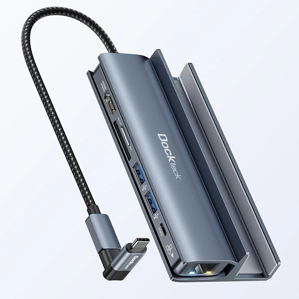 Dockteck 7 in 1 Docking Station with USB Type-C and USB 3.0 Ports 100 Watts-in Stock for MacBook Pro & Microsoft Surface Pro 7