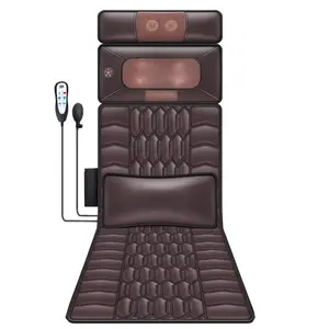 Matelas de massage électrique coussin d'air rouleau infrarouge Airbag électrique complet du corps tapis de massage à pression vibratoire et étirement