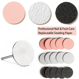 Herramientas de uñas 15mm 20mm 25mm 35mm soporte de disco de lijado de acero inoxidable pedicura manicura soporte de taladro de uñas Mandril para papel de lija - Product Image 2