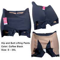 Shorty gainant taille moyenne pour femme, effet ventre plat, rehausseur de fesses, rehausseur de hanches, effet fesses galbées