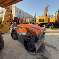 Rodillo Compactador Usado de Gran Rendimiento Hamm HD50 de 5 Toneladas, Mini Rodillo Compactador de Segunda Mano Hamm HD50 en Buenas Condiciones
