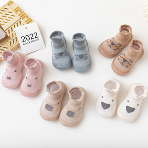 2024 Adorável Animal De Malha Net Não Skid Anti Slip Toddler Floor Prewalker Baby Shoes Meias - Product Image 1