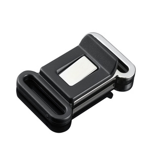 Hebilla de liberación lateral de aleación de zinc de 25 mm plateada, accesorios duraderos para mochilas, riñoneras, bolsos de hombro, equipaje y mochilas escolares - Product Image 4