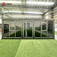 Maisons Modulaires Robustes en Conteneurs, Maisons Conteneurs à Prix Compétitifs, Maisons Portables, Mini-Maisons Mobiles, Maisons Conteneurs avec Mur en Verre