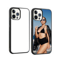 Étuis de téléphone portable à plaque d'aluminium pailletée Couvertures de téléphone portable vierges à sublimation 2D pour iPhone 16 15 14 Pro Max Couverture vierge personnalisée