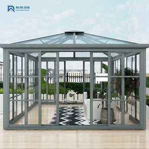 Serre de jardin <span class=keywords><strong>en</strong></span> aluminium de haute qualité, série Arc Sun Room, isolée, grande taille - Product Image 2