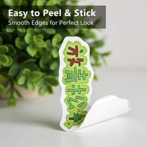 Custom brand logo vinyl stickers, waterproof and eco-friendly laptop stickers, suitable for mobile phone use. - Product Image 3