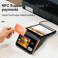 Noryox NB80 Soft POS, Tableta Android 14 Todo en Uno de 8 Pulgadas, Inalámbrica, 4G+WiFi, con Impresora Térmica NFC y Escáner de Código de Barras para Tiendas de Abarrotes