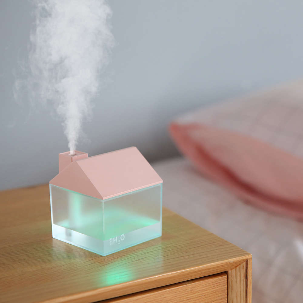 Umidificador de ar com luz noturna, venda quente nano casa, produtor de vapor, aroma, atomizador, difusor de óleo essencial, com ventilador