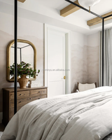 MYHOME 2025 Mobilier de chambre à coucher moderne de luxe ancien français à 5 tiroirs en bois de chêne massif pour le salon