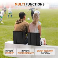 Coussin de siège et dossier pliable en tissu Oxford épais, anti-salissure et résistant à l'humidité, pour mobilier d'extérieur, camping et concerts, vente en gros