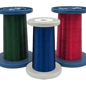 Polyurethane blue copper aluminum enamelled wire temperature resistance 155 degrees enamelled round wire