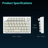 Clavier de jeu à une main Ajazz AK039, 39 touches, interrupteurs magnétiques, filaire - Portable pour ordinateur portable ou ordinateur de bureau