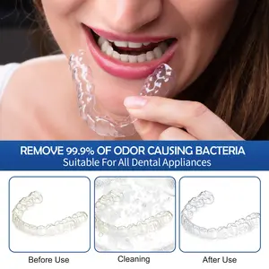 Hot-Sale Ratainer Cleansing Tablets FDA Approved For Oral Care Whitening Dental Use Denture Cleaning
