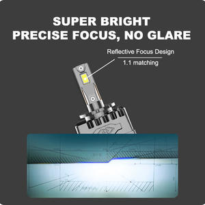 Faros LED D3S de 70W, 7000Lm, 6500K, 12-24V con Refrigeración de Doble Tubo Confiable para Flotas Comerciales Premium y Servicios de Limo - Product Image 3