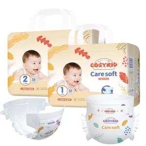 Sampel gratis popok bayi sekali pakai COSYKID popok lembut kustom pabrik Tiongkok grosir kualitas Premium popok bayi Korea