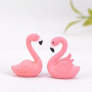 Figuras de Animales de Dibujos Animados, <span class=keywords><strong>Mini</strong></span> Adornos de Flamencos, <span class=keywords><strong>Mini</strong></span> Artesanías de Resina, Regalo para Escritorio, Jardín, Hogar, Decoración de Bonsái, Regalo para Niños - Product Image 1