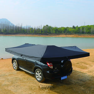 270 Graden Zonnescherm Vrijstaande Intrekbare 6 Armen Klappen Opvouwbare Auto Kant 270 Graden Luifel - Product Image 2