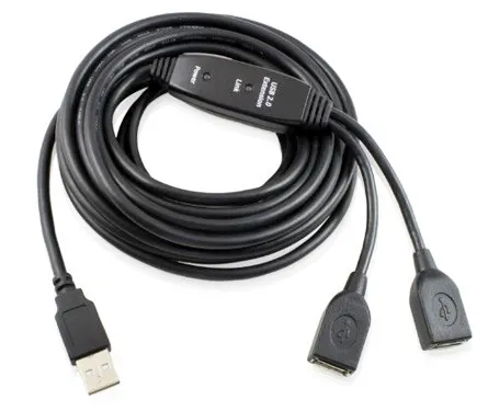dual usb extension cable extension 2 usb b c 3.0 extension cable b-male to b-female 40gbps switch 2 4 port