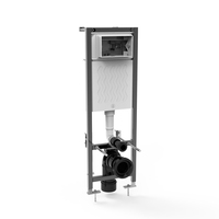 Cadre CE Standard Slimline Toilette suspendue au mur Réservoir de toilette dissimulé à double chasse Réservoir de toilette dissimulé