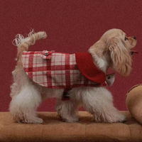Manteau réversible en coton pour animaux de compagnie, cape pour chats et chiens, vêtements d'hiver modernes et mignons pour Halloween, tendance et populaire