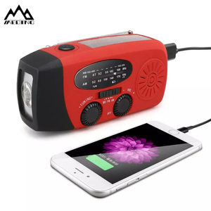 MEDING Sản Phẩm Mới Bộ Dụng Cụ Sinh Tồn Có Đèn Pin LED Radio FM Sạc Dự Phòng 2000MAh - Product Image 1