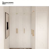 Armoire personnalisée Buildgres avec coiffeuse, intégrée pour chambre à coucher Armoire peu encombrante