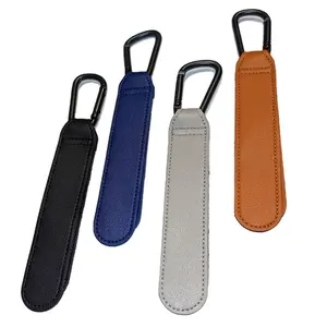 Gancho colgante de cuero Pu para cochecito de bebé, ganchos de suspensión de Metal para cochecito de bebé, accesorios para bebé