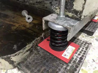Amortisseur de vibration d'isolateur de vibration d'amortisseur de ressort de montage au sol pour des machines de ventilateur et des systèmes de la CAHT