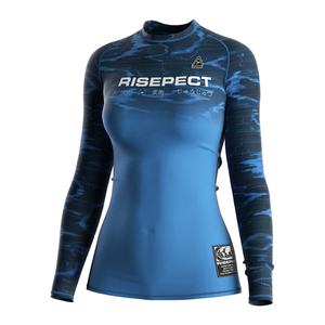 Conjunto de Rashguard y Pantalones Cortos de Dos Piezas para Mujer, Sin Gi, Elástico en 4 Direcciones, Compresión Ajustada, UPF50+, para Entrenamiento de MMA y BJJ - Product Image 2