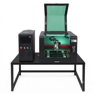 Petite découpeuse laser CNC portable refroidie par air pour tôles métalliques, machine de découpe laser à fibre portable à prix abordable - Product Image 4
