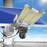 Lampe solaire de rue à commande par application avec caméra 5MP, IP65, 4G/WiFi, LED, surveillance CCTV, certifiée CE RoHS, angle de faisceau 160°