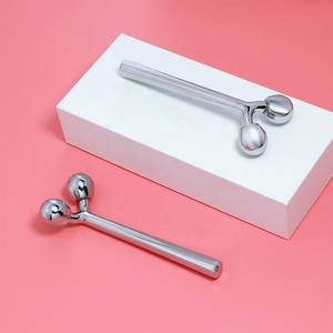 Chất lượng cao y hình làm mát bóng mặt con lăn kim loại Massager 3D <span class=keywords><strong>massage</strong></span> mặt con lăn cho khuôn mặt nâng da thắt chặt - Product Image 2