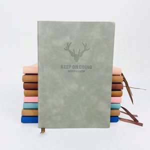 Custom Hardcover Leather A5 Lined Journal <b>Notebook</b> with 100-Sheet Capacity - Product Image 1