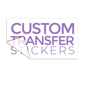 Custom Transfer Film Vinyl Lettering With No Background Decal Sticker UV-resistant Car Wall Window Glass Decals