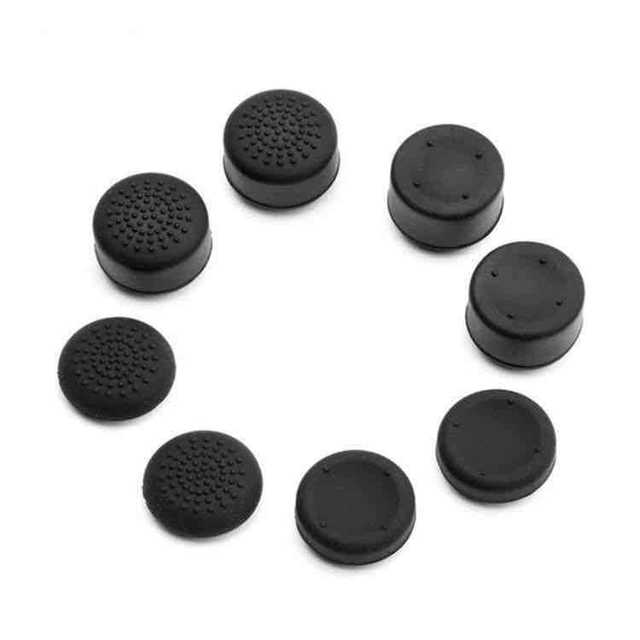 8in1 Thumb Grips Caps for PS5 Slim PS4 Controller 8pcs Silicone Analog Thumb Stick Cap for Playstation Controllers