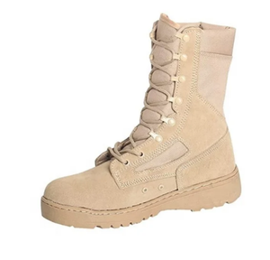 Botas de Desierto DFT0115, Zapatos Ligeros Color Marrón Caqui, Botas de Desierto LAMAI, Zapatos de Gamuza - Product Image 5