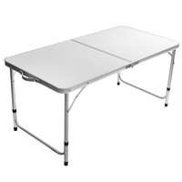 Chaises de table pliantes extérieures de plage en alliage d'aluminium Feistel Table pliante de camping de pique-nique pliable