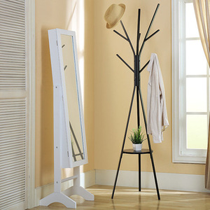 <span class=keywords><strong>Porte</strong></span>-<span class=keywords><strong>chapeau</strong></span> et <span class=keywords><strong>porte</strong></span>-manteau en métal avec 9 crochets pour entrée et bureau à domicile - Product Image 2