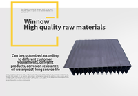 Couvre-guides de machine CNC en soufflet lamellaire flexible télescopique personnalisé en acier inoxydable pour protection renforcée