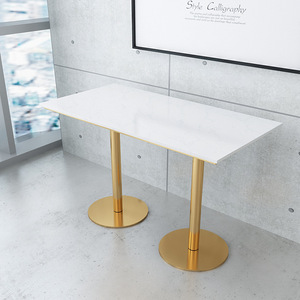 Meubles de <span class=keywords><strong>Restaurant</strong></span> de style européen, table ronde en marbre, pour l'extérieur - Product Image 5