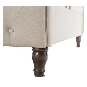 2019 Offre Spéciale conception <span class=keywords><strong>de</strong></span> luxe <span class=keywords><strong>de</strong></span> haute qualité velours fabrica sommier avec boutons sur <span class=keywords><strong>lit</strong></span> incurvée pour la maison et l'hôtel - Product Image 5