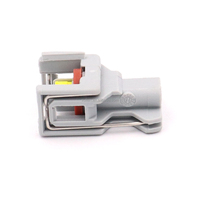 Conector Automotriz Hembra de 1 Pin Gris Marca XLCN 1743486-3 Enchufe Impermeable
